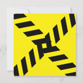 不気味ハッピーハローウィンシール 招待状 (裏面)