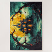 不気味ハッピーハローウィンハ幽霊のよく出るウス ジグソーパズル (縦)