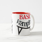 不気味ハッピーハローウィンパーティー基本的な吸虫歯 ツートーンマグカップ (正面右)