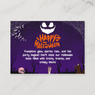 不気味ハッピーハローウィンパーティー 名刺
