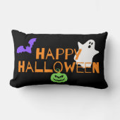 不気味ハッピーハローウィン装飾用クッション ランバークッション (正面)