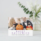 不気味ハッピーハローウィン1写真 シーズンポストカード (スタンド正面)