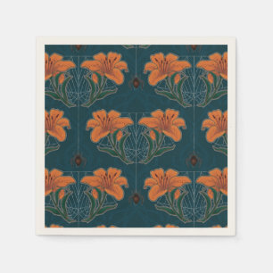 不気味ハロウィンお洒落ヴィンテージスタイル スタンダードカクテルナプキン