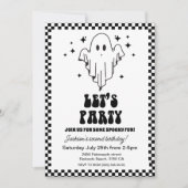 不気味ハロウィンどんな年齢でもパーティー 招待状 (正面)