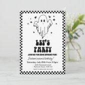 不気味ハロウィンどんな年齢でもパーティー 招待状 (スタンド正面)