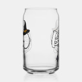 不気味ハロウィンのブーの目 ガラス缶 (左)