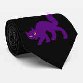 不気味ハロウィンキティ猫怖い悪 ネクタイ (ロール)