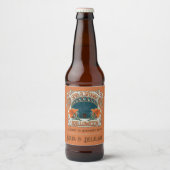 不気味ハロウィンスパイダーズ&リリービクトリアンヴィンテージ ビールラベル (正面)