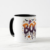 不気味ハロウィンマグ – かわいいおもしろいデザイン マグカップ (正面左)