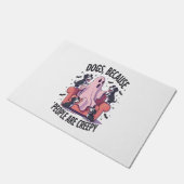 不気味ハロウィン不気味ドッグ幽霊(2) ドアマット (アングル)