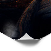 不気味ハロウィン幽霊のよく出るコーンフィールド ポスター (コーナー)