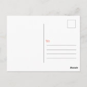 不気味ハロウィン幽霊のよく出るハウスハガキ ポストカード (裏面)