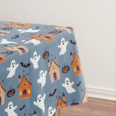 不気味ハロウィン幽霊のよく出るハウス テーブルクロス (インサイチュ)