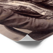 不気味ハロウィン幽霊のよく出るファミリーポートレート ポスター (角)