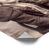 不気味ハロウィン幽霊のよく出るファミリーポートレート ポスター (角)