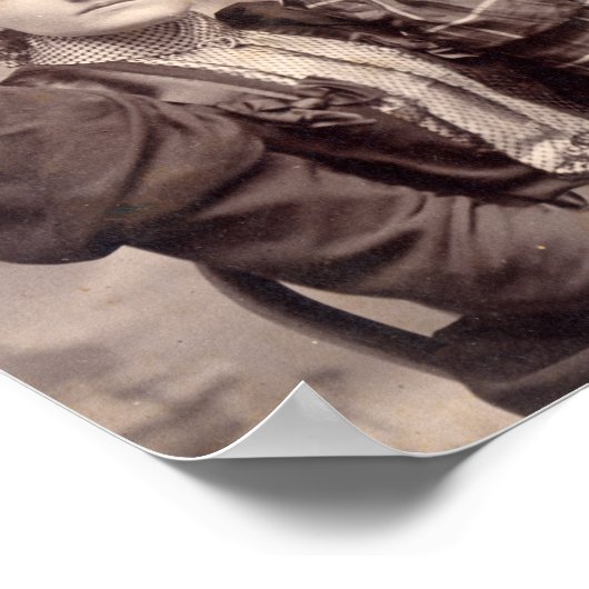 不気味ハロウィン幽霊のよく出るファミリーポートレート ポスター (角)