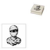 不気味ハロウィン幽霊のよく出るママ ラバースタンプ (押印)