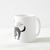 不気味ハロウィン猫 コーヒーマグカップ (正面右)
