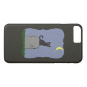 不気味ハロウィン猫 Case-Mate iPhoneケース (裏面(横))