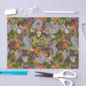 不気味ハロウィン10lbティッシュペーパー、白 薄葉紙 (クラフト)