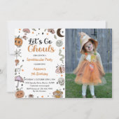 不気味ハロウィン5th誕生日パーティー写真 招待状 (正面)