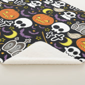 不気味ハロウィン：テーマの背景デザイン。 シェルパブランケット (3/4)