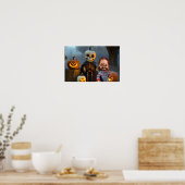 不気味ハロウィン。 ポスター (キッチン)