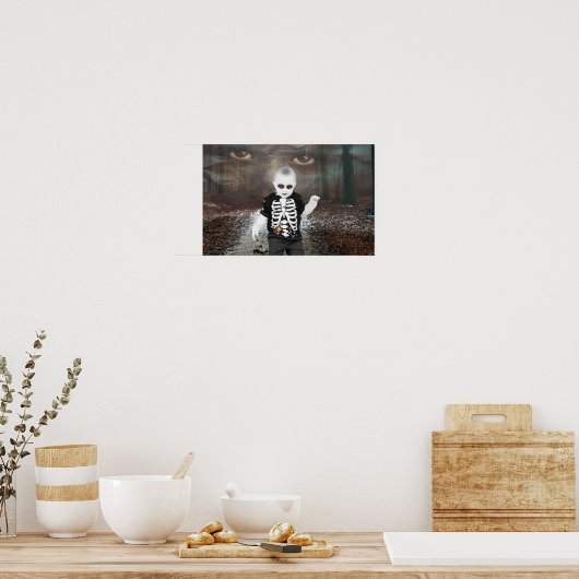 不気味ハロウィン。 ポスター (キッチン)