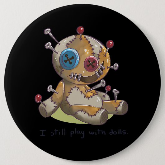 不気味ハロウィンIブードゥーI Still With 遊 缶バッジ (正面)