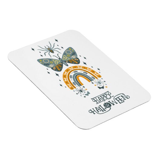 不気味ハロウィーンのバイブシンボル – ハッピーハローウィン マグネット (右側)