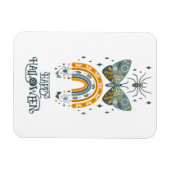 不気味ハロウィーンのバイブシンボル – ハッピーハローウィン マグネット (横)