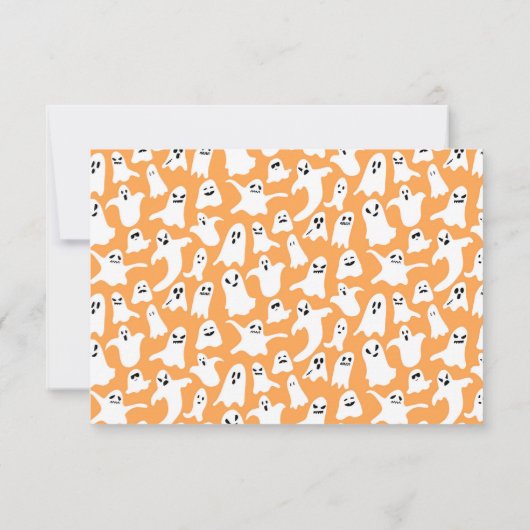 不気味ハロウィーンの誕生日会 サンキューカード (裏面)