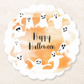 不気味ハロウィーンの誕生日会 ペーパーコースター (正面)