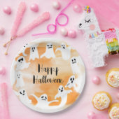 不気味ハロウィーンの誕生日会 ペーパープレート (パーティー)