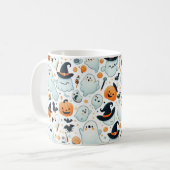 不気味ハロウィーンマグ コーヒーマグカップ (正面左)