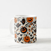 不気味ハロウィーンマグ コーヒーマグカップ (正面左)