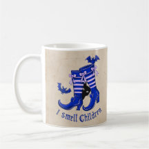 不気味ハロウィーンマグ:私は子供の匂いを嗅ぐ