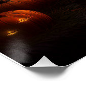 不気味ハロウィーンヴィレッジと怖いカラス ポスター (コーナー)