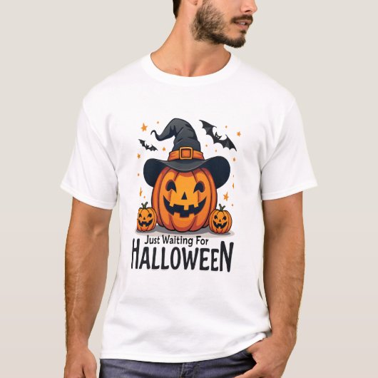 不気味ハロウィーン乳がん認識度販売 Tシャツ (正面)