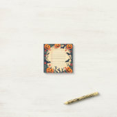 不気味ハロウィーン付箋とカボチャ&こうもり ポストイット (デスク上)