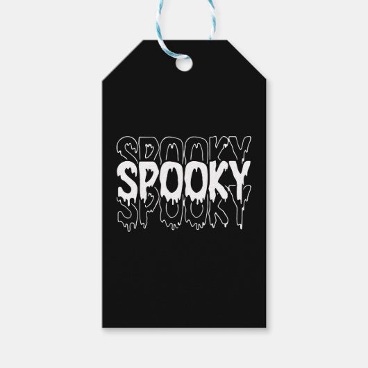 不気味ハロウィーン怖いハロウィーン恋人 ギフトタグ (正面)