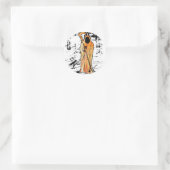 不気味ハロウィーン死神 ラウンドシール (バッグ)