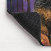 不気味ハロウィーン魔女とカボチャ マウスパッド (コーナー)