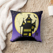 不気味ハロウィーン1枕 クッション (ブランケット)