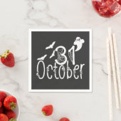 不気味ハロウィーン31 10月 スタンダードカクテルナプキン (インサイチュ)