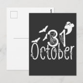 不気味ハロウィーン31 10月 ポストカード (正面/裏面)