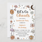 不気味ハロウィーン5th誕生日パーティーの招待状 招待状 (正面)