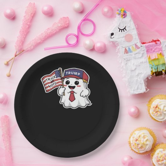 不気味ハロウィーン、トリックや投票、私はいつもGhoを得る ペーパープレート (パーティー)