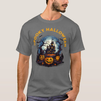 不気味ハローウィンパーティおもしろい Tシャツ