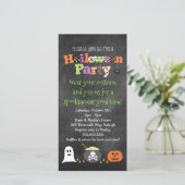 不気味ハローウィンパーティシャルボード招待状 (スタンド正面)